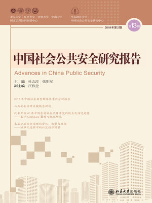 cover image of 中国社会公共安全研究报告·第13辑